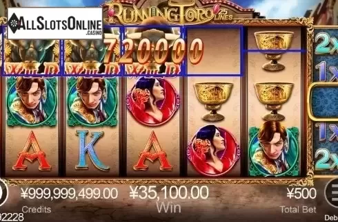 Win Screen. Running Toro from CQ9Gaming