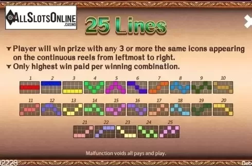 Lines. Running Toro from CQ9Gaming