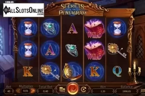 Win Screen 2. Secrets of the Pentagram from Dream Tech