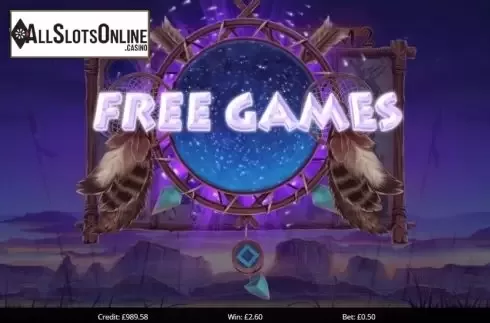 Free Spins 1. Shamans Dream 2 from Eyecon