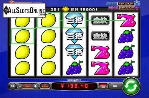 Win Screen. Shui Guo Cai Fu Wu Shi Jackpot from Skywind Group