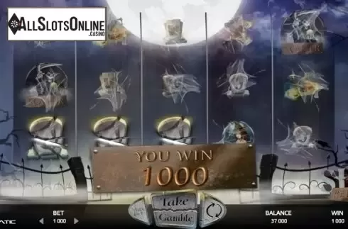 Win Screen. Sin Reels from Promatic Games