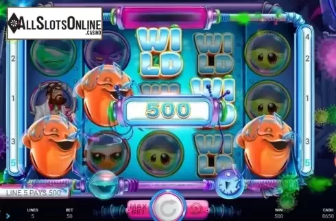 Win Screen. Sly Virus from BetConstruct