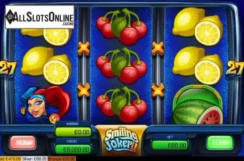 Reel screen. Smiling Joker 2 from Apollo Games