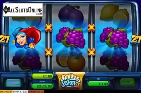 Win screen 3. Smiling Joker 2 from Apollo Games