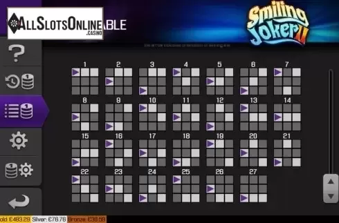 Paytable screen 3. Smiling Joker 2 from Apollo Games