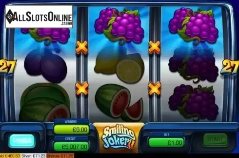 Win screen 1. Smiling Joker 2 from Apollo Games