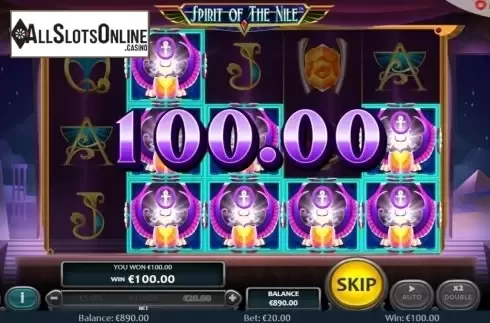 Win Screen 2. Spirit Of The Nile from Nucleus Gaming