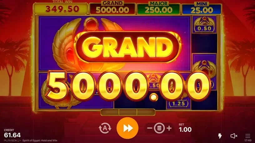 Spirit of Egypt: Hold and Win slot screenshot 10