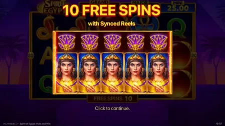 Spirit of Egypt: Hold and Win slot screenshot 5