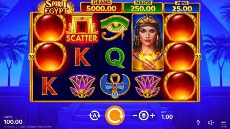 Spirit of Egypt: Hold and Win slot screenshot 1