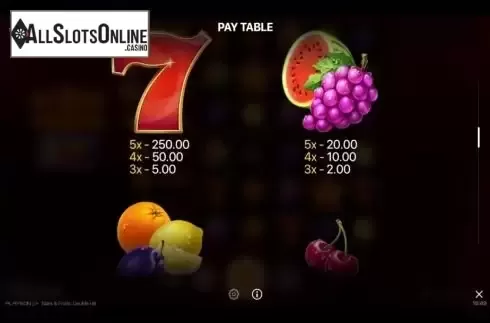 Paytable 2