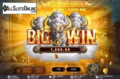 Big win screen
