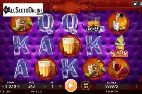 Reel screen. Stocked Bar from KA Gaming