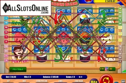 Screen4. Sushi Booshi Mushi from Portomaso Gaming