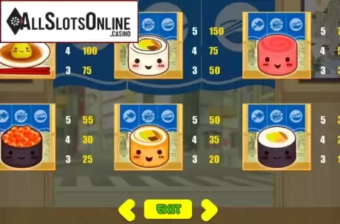 Screen7. Sushi Booshi Mushi from Portomaso Gaming