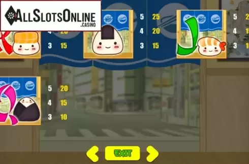 Screen8. Sushi Booshi Mushi from Portomaso Gaming
