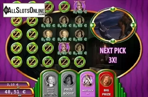 Feature screen 1. THE WIZARD OF OZ Ruby Slippers from WMS