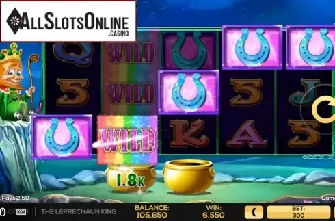 Win Screen 4. The Leprechaun King from High 5 Games