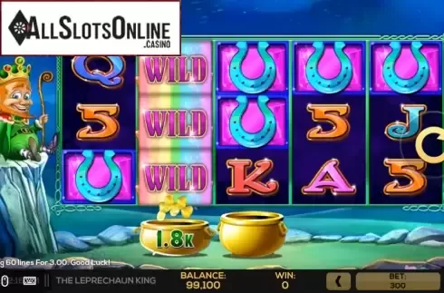 Win Screen 2. The Leprechaun King from High 5 Games