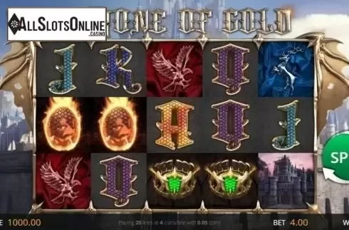 Reel Screen. Throne of Gold from Genii