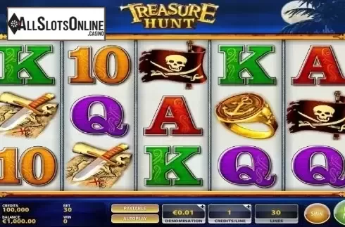 Reel Screen. Treasure Hunt (IGT) from IGT