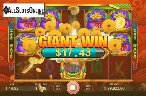 Giant Win Screen