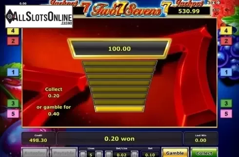Double Up. Two Sevens from Greentube