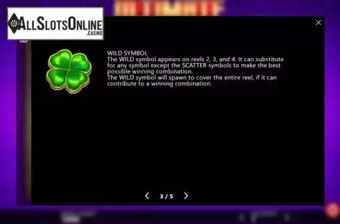 Game Features screen 2