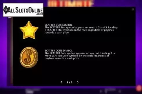 Game Features screen