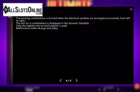 Game Features screen 3