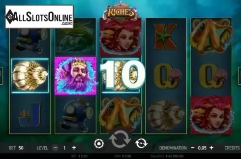 Win screen 1. Underwater Riches from FBM