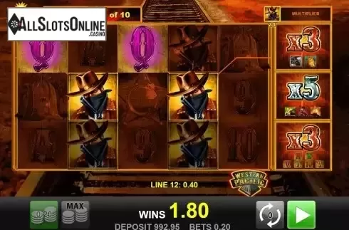 Free Spins GamePlay Screen