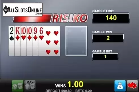 Gamble Double Up Risk Game Screen