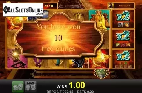 Free Spins Win Screen 2
