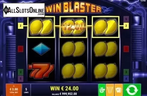 Win Screen 2. Win Blaster from Gamomat