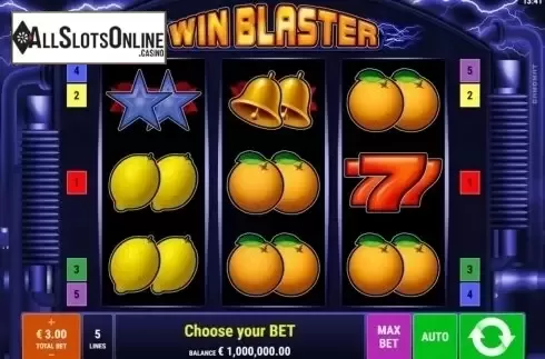 Reel Screen. Win Blaster from Gamomat