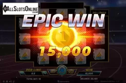 Big win screen