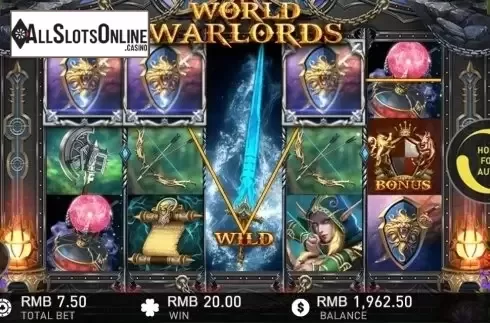 Screen 3. World of Warlords from GamePlay