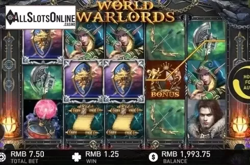 Screen 1. World of Warlords from GamePlay
