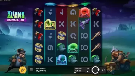 Aliens Among Us slot screenshot 1