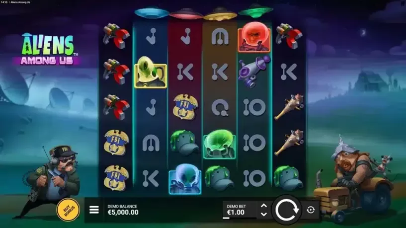 Aliens Among Us slot screenshot 