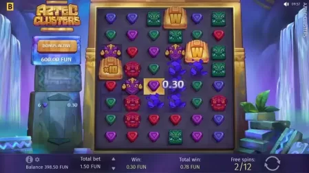 Aztec Clusters slot screenshot 4