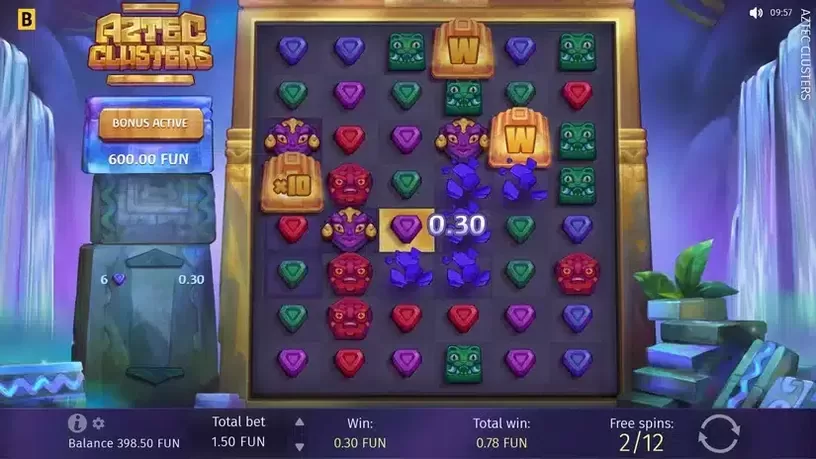 Aztec Clusters slot screenshot 4