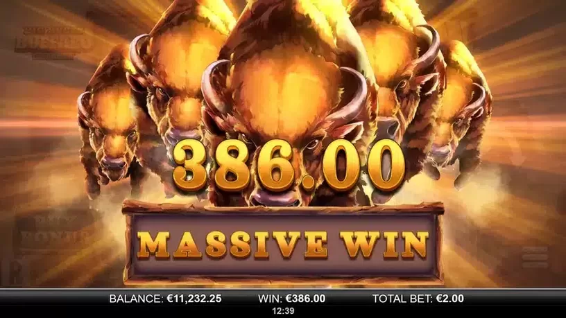Big Bucks Buffalo Gigablox slot screenshot 