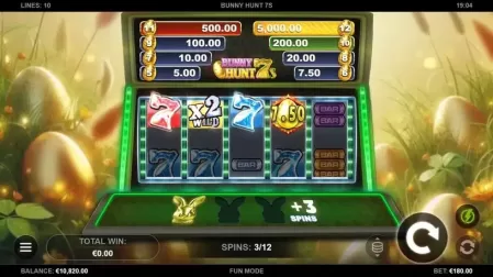 Bunny Hunt 7s slot screenshot 3