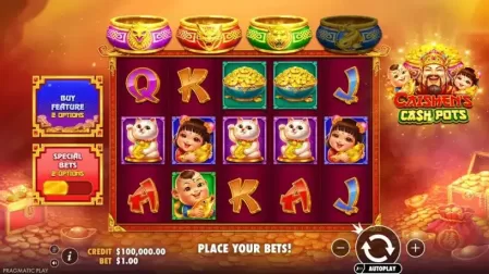 Caishen’s Cash Pots slot screenshot 1