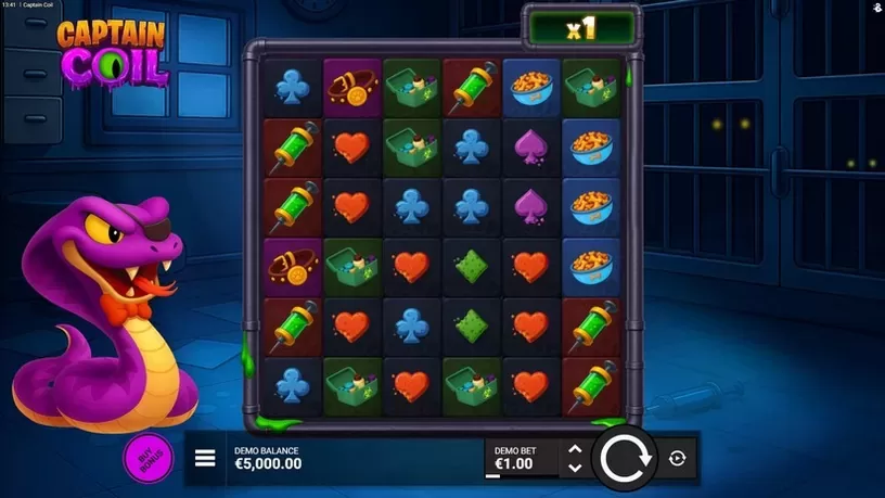 Captain Coil slot screenshot 1