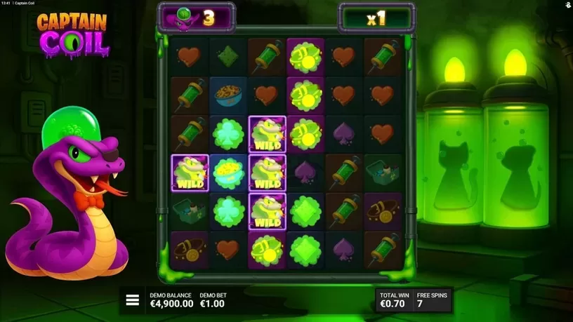Captain Coil slot screenshot 5