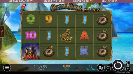 Captain Hook slot screenshot 1